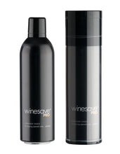 Winesave PRO, premium wine preservation product made with 100% argon gas. Open bottle and packaged bottle.